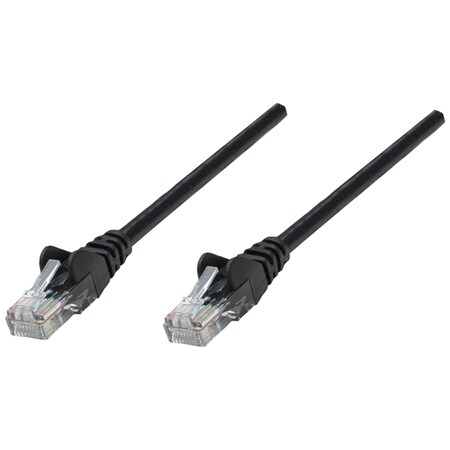 Intellinet Network Solutions CAT-5E UTP 3 ft. Patch Cable (Black) 320740